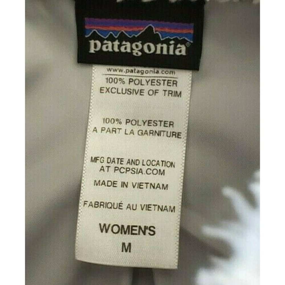 Patagonia Womens Los Gatos Birch White Fleece Vest - Picture 3 of 3